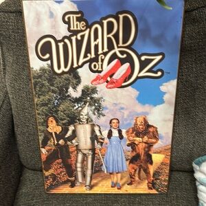 The Wizard of Oz wood picture.    NWOT.